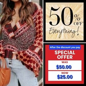 50% Off Listed Price You Pay Only $25.00 Bundle For Offer☆☆ Size XS